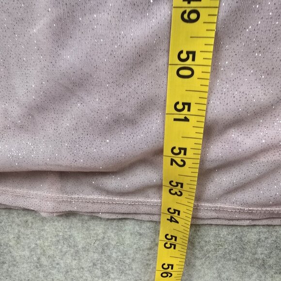 En Focus Studio Pink Sparkle Sleeveless Maxi Dress - Picture 8 of 9